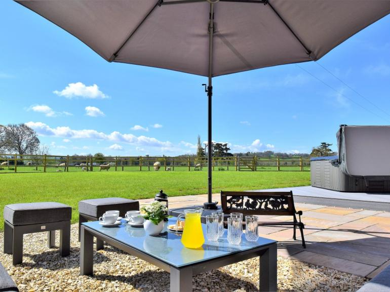 Stunning countryside views around The Old Cider Press Barn